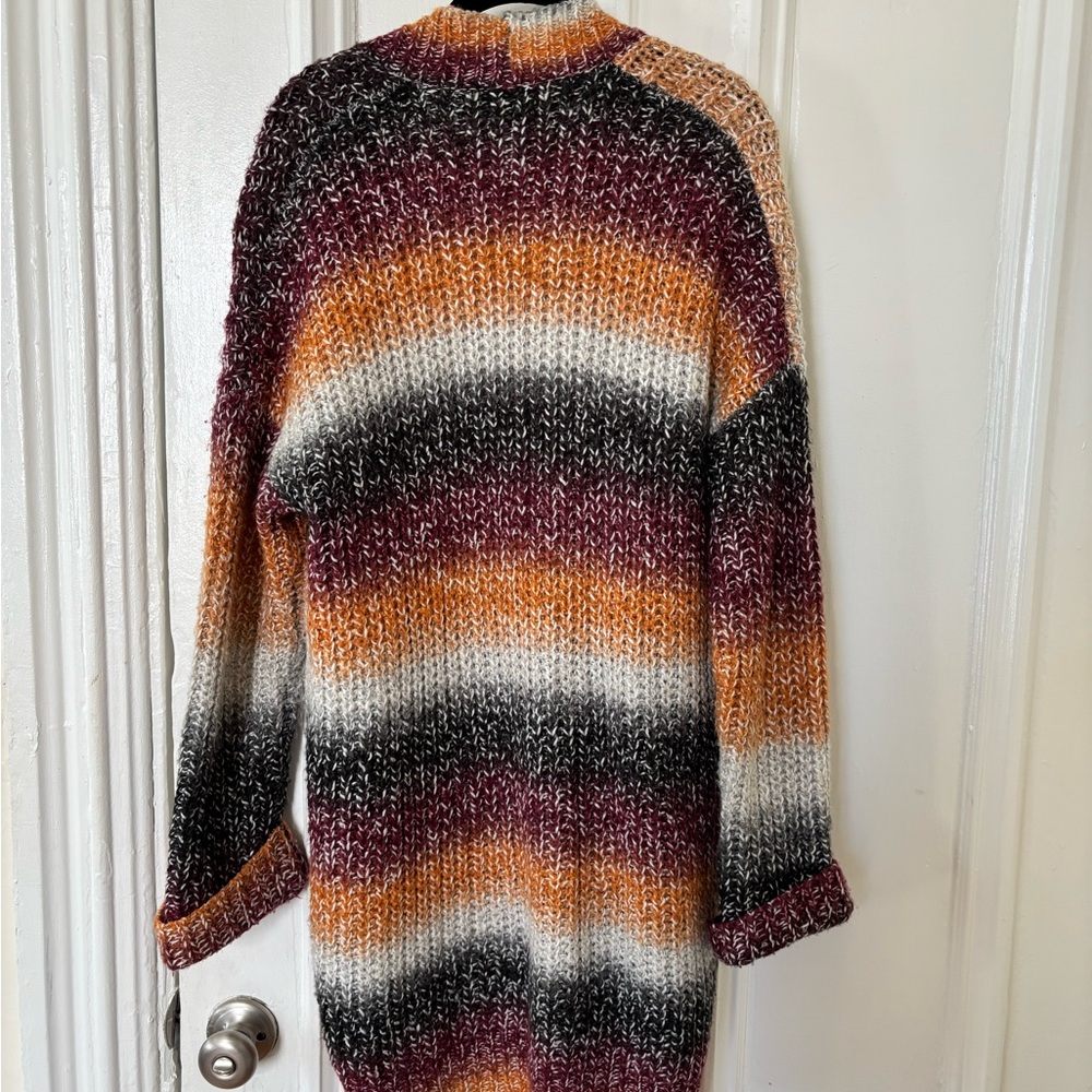 Express Multicolor Open-Front Cardigan - Picture 3 of 5